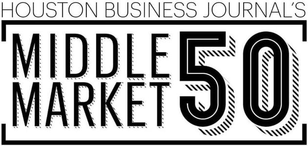 Centre Technologies Houston Business Journal Middle Market 50